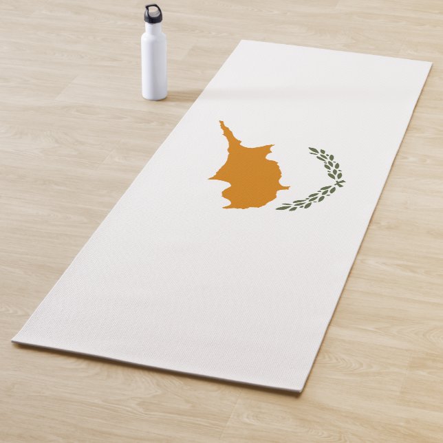 Zypern-Flagge Yogamatte (Beispiel)