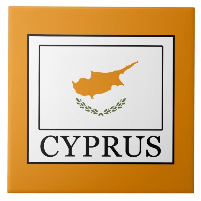 Zypern Fliese (Vorderseite)