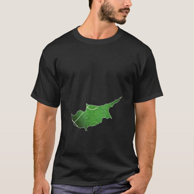 Zypern Fußballplatz T-Shirt (Vorderseite)