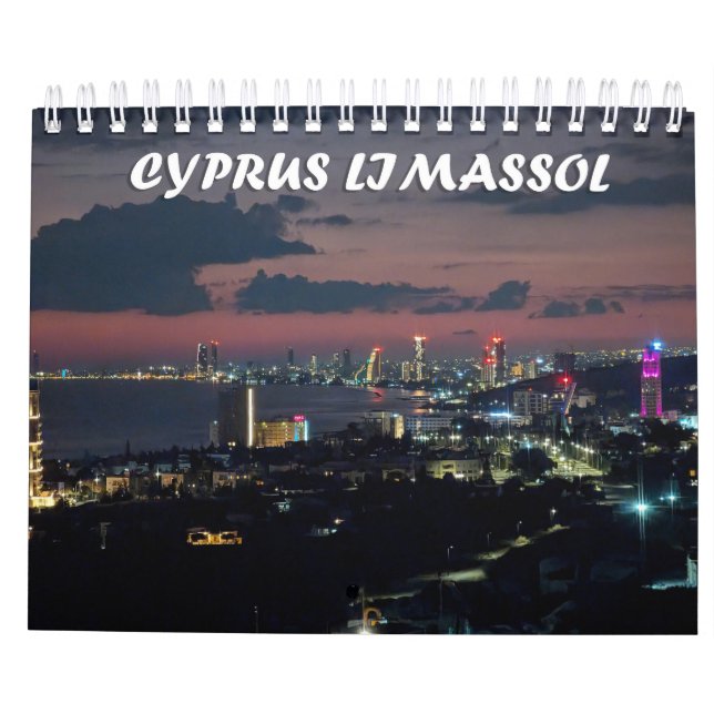Zypern Limassol Kalender (Rückseite)