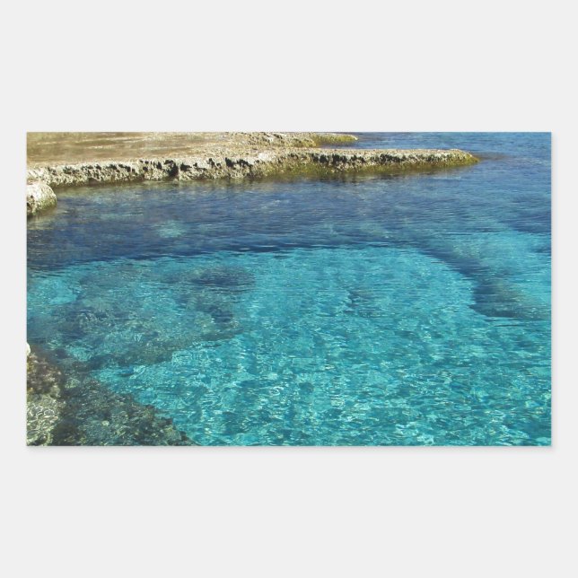 Zypern Rechteckiger Aufkleber (Vorderseite)