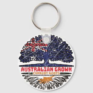Zypern Zypriot Australian Australia Tree Schlüsselanhänger