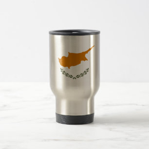 Zypernflagge Reisebecher