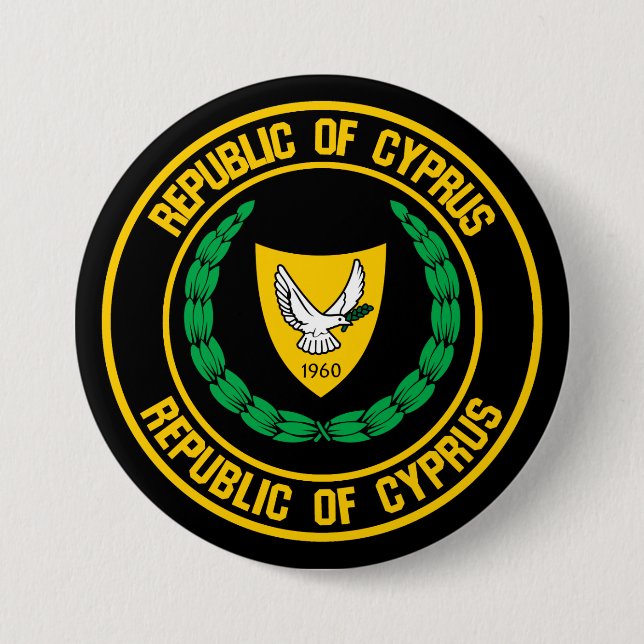 Zypernrunde Embleme Button (Vorderseite)