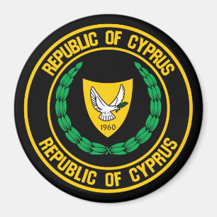Zypernrunde Embleme Magnet