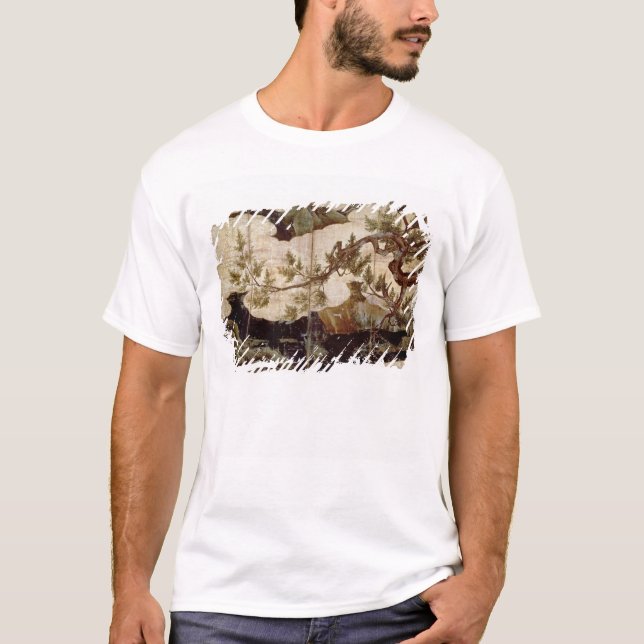 Zypresse durch Kano Eitoku, Muromanchi Zeitraum T-Shirt (Vorderseite)