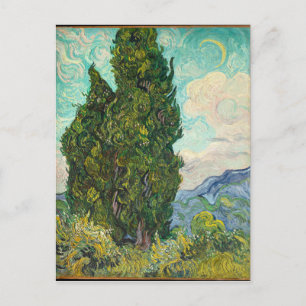 Zypressen von Vincent Van Gogh Postkarte