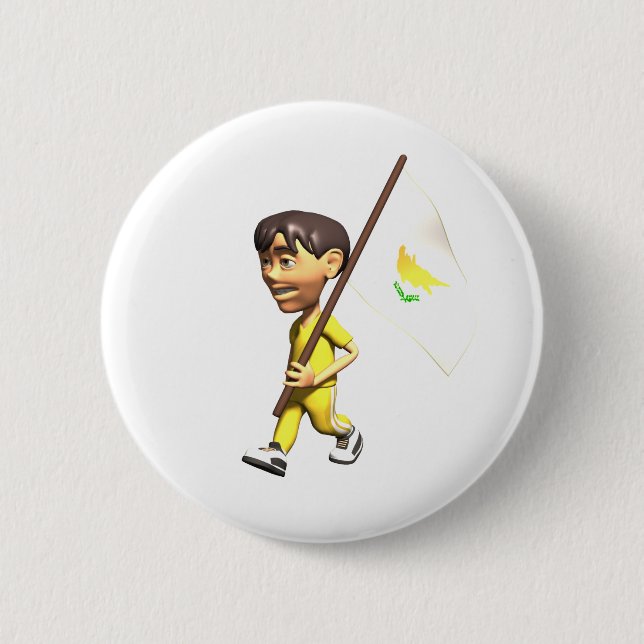 Zypriotischer Junge Button (Vorderseite)