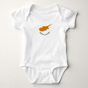 zyprische Flagge Baby Strampler