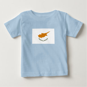 zyprische Flagge Baby T-shirt