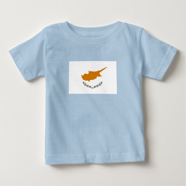zyprische Flagge Baby T-shirt (Vorderseite)