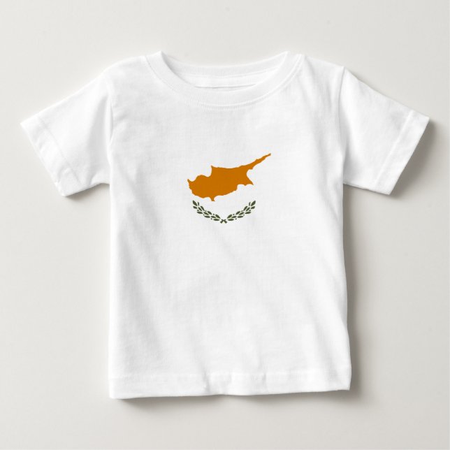 zyprische Flagge Baby T-shirt (Vorderseite)