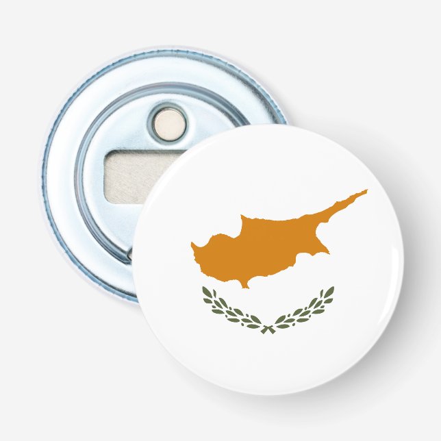 zyprische Flagge Flaschenöffner (Vorderseite)