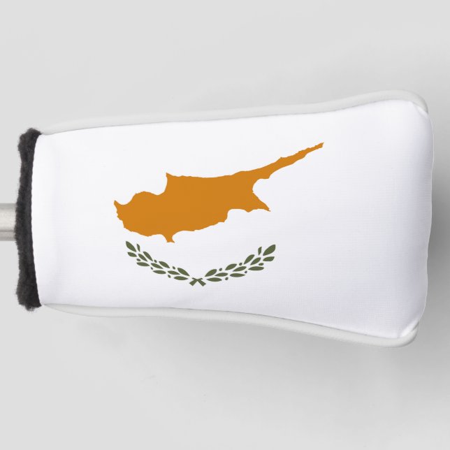 zyprische Flagge Golf Headcover (Vorderseite)