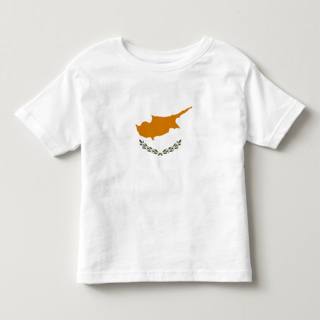 zyprische Flagge Kleinkind T-shirt (Vorderseite)