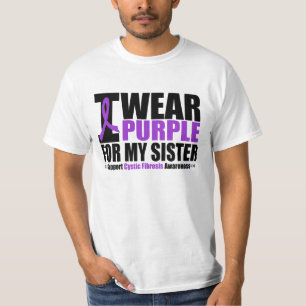 Zystische Fibrose trage ich Lila für meine T-Shirt