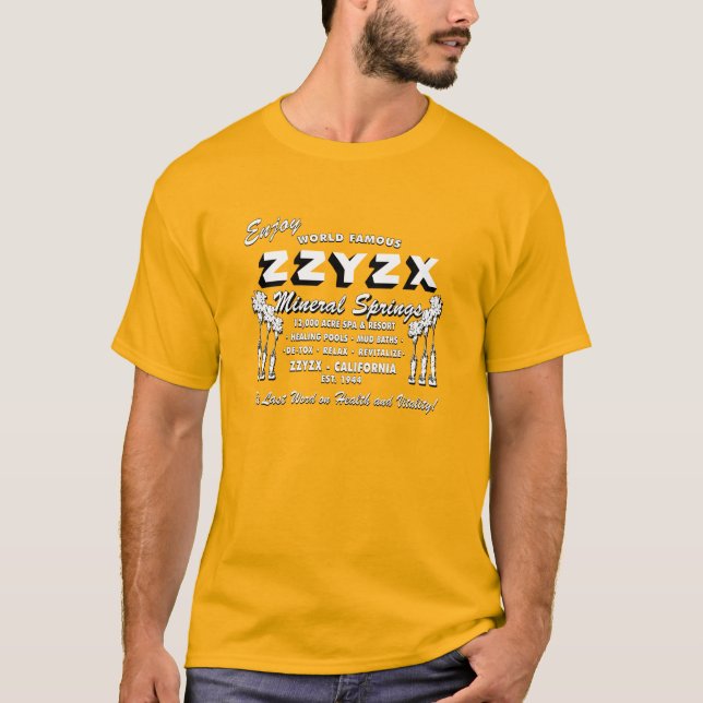ZYZX Mineralquellen T-Shirt (Vorderseite)