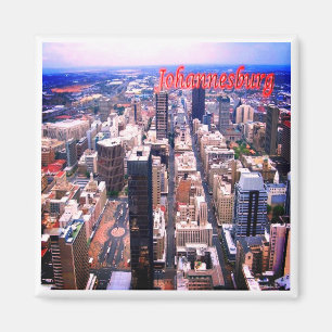 zZA018 JOHANNESBURG, Panorama, Südafrika, Kühlschr Magnet