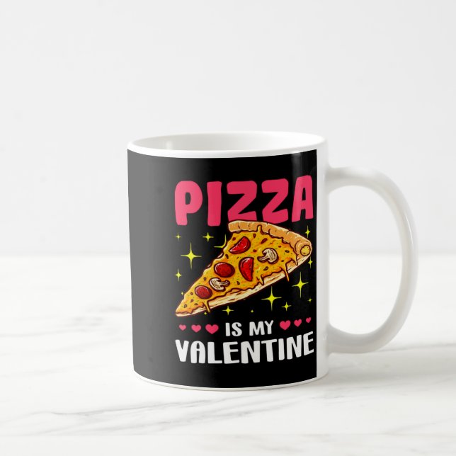 Zza Is My Valentine Valentines Day  Kaffeetasse (Rechts)