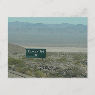 Zzyzx Rd. ~ Carte postale