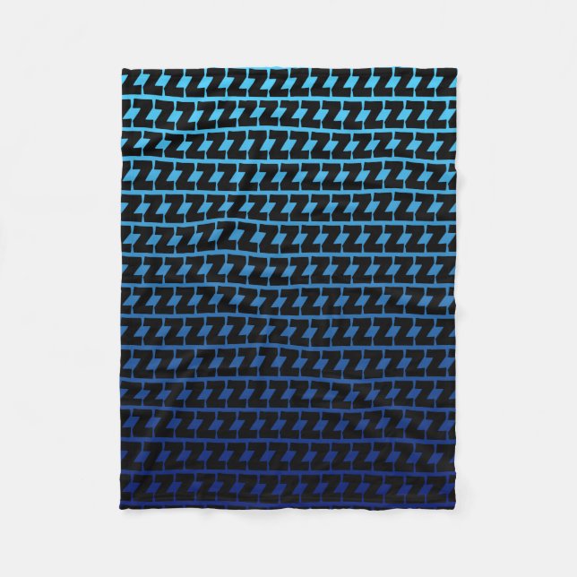 ZZZ Fleece-Decke Fleecedecke (Vorderseite)